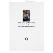 ホワイトホースバイポールゴーギンヴィンテージファインアート (裏面)