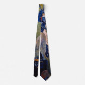 ホワイトホースバイポールゴーギンヴィンテージファインアート ネクタイ (裏面)