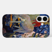 ホワイトホースバイポールゴーギンヴィンテージファインアート Case-Mate iPhoneケース (裏面 (横))