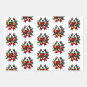 ホワイトホースフェスティバルファームクリスマス ラッピングペーパーシート (正面2)