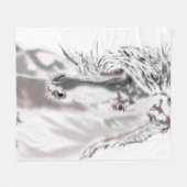 ホワイトホースフリースブランケットカスタムカラー フリースブランケット (正面(横))