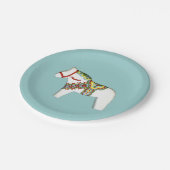 ホワイトホースプレート ペーパープレート (アングル)