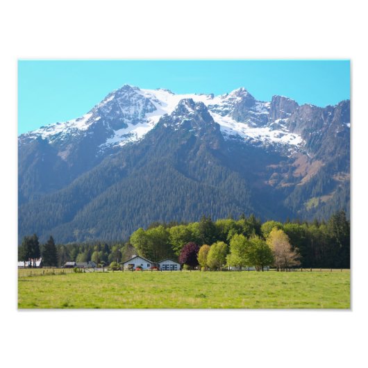 ホワイトホースマウンテン春プリント フォトプリント            (正面)