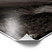 ホワイトホースモノクロカニョンランズ – オープンエドプリント フォトプリント            (角)