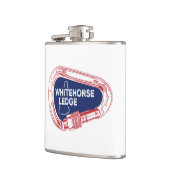 ホワイトホースレッジニューハンプシャー登山カラビナー フラスク (左)