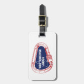 ホワイトホースレッジニューハンプシャー登山カラビナー ラゲッジタグ (正面縦)