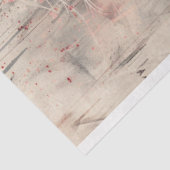 ホワイトホースレッド（ばちゃばちゃ）跳ねる油アートデクページ 薄葉紙 (詳細)