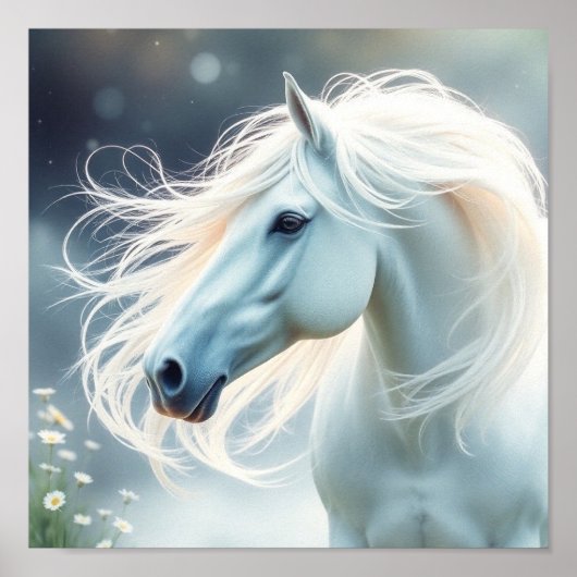 ホワイトホース保またはデザイン ポスター (正面)