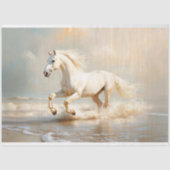 ホワイトホース走のビーチデコページ 薄葉紙 (正面)