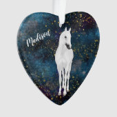 ホワイトホース金ゴールドスターズドーター オーナメント (正面)