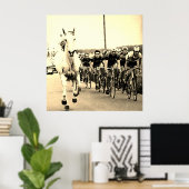 ホワイトホース1975 Tour De Franceカラーレドゥックス ポスター (ホームオフィス)