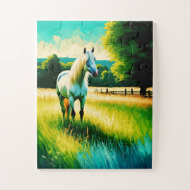 ホワイトホース30ピースキッズパズル ジグソーパズル