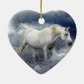 ホワイトホース&海サーフオーナメント セラミックオーナメント (裏面)