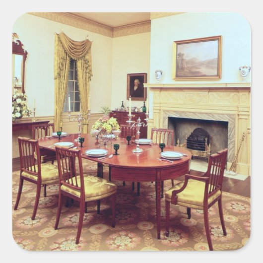 ホワイトホールダイニングルーム、チャールストン近く スクエアシール (正面)