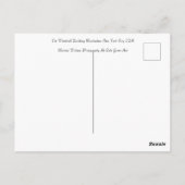 ホワイトホールビル ニューヨーク市 ポストカード (裏面)