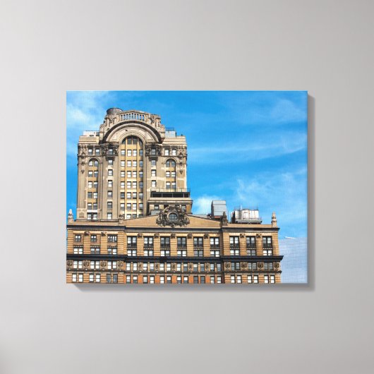 ホワイトホール建物ニューヨークシティ キャンバスプリント (正面)