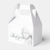 ホワイトボウパール ブライダルシャワー フェイバーボックス (裏面サイド)