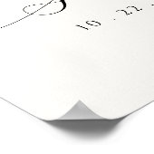 ホワイトボウブライダルシャワーポスター ポスター (角)