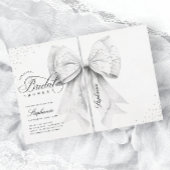 ホワイトボウブライダルシャワー 招待状