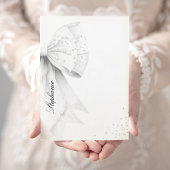 ホワイトボウブライダルシャワー 招待状