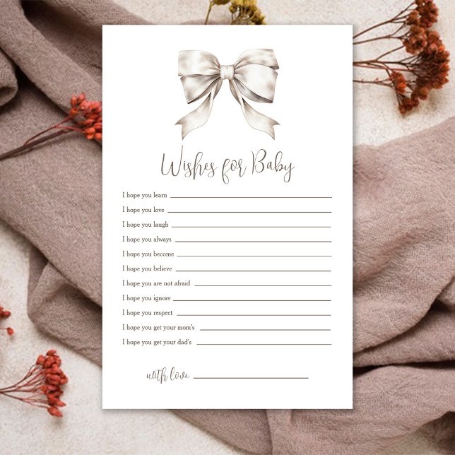 ホワイトボウヴィンテージベビーゲームの願い (クリエイターアップロード済み)