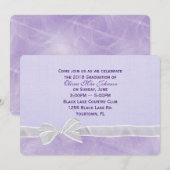 ホワイトボウ卒業 招待状 (正面/裏面)