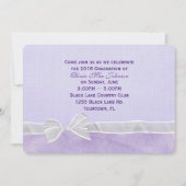 ホワイトボウ卒業 招待状 (正面)