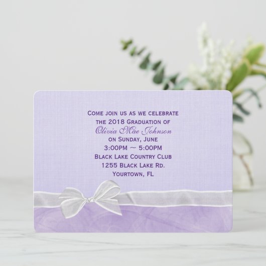 ホワイトボウ卒業 招待状 (スタンド正面)