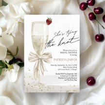 ホワイトボウ彼女は結び目のブライダルシャワー