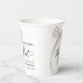 ホワイトボウ シーズ タイング ザ ノット ブライズシャワー 紙コップ (右)