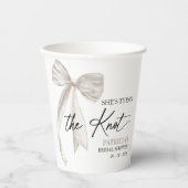 ホワイトボウ シーズ タイング ザ ノット ブライズシャワー 紙コップ (正面)