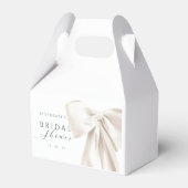 ホワイトボウ ブライダルシャワー フェイバーボックス (正面サイド)