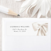 ホワイトボウ ブライダルシャワー 返品 ラベル (インサイチュ)