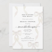 ホワイトボウ 彼女は結婚する ブライダルシャワーパーティー 招待状 (正面)