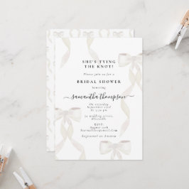 ホワイトボウ 彼女は結婚する ブライダルシャワーパーティー 招待状