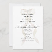 ホワイトボウ 彼女は結婚する ブライダルシャワーパーティー 招待状 (正面)