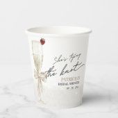ホワイトボウ 彼女は結婚する ブライダルシャワー 紙コップ (正面)
