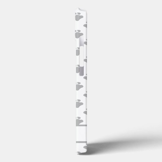 ホワイトボクサーかわいい漫画の犬と名前 Case-Mate iPhoneケース (裏面 / 左)