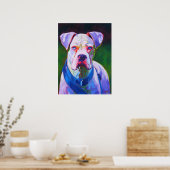 ホワイトボクサーのポスター ポスター (キッチン)