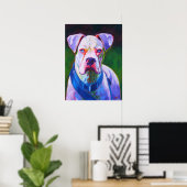 ホワイトボクサーのポスター ポスター (ホームオフィス)