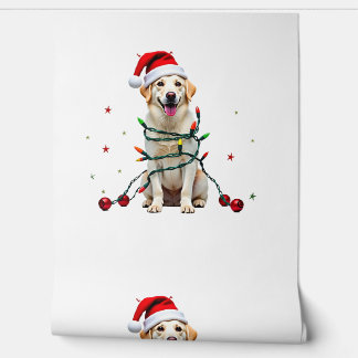 ホワイトボクサー犬のユーモラスなクリスマスセーター おもしろ Xmas  壁紙