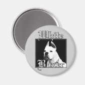 ホワイトボクサー磁石 マグネット (正面/裏面)