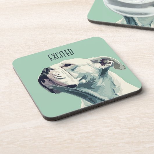 ホワイトボクサー コースター (左側)