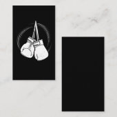 ホワイトボクシンググローブボクサー 名刺 (正面/裏面)