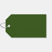 ホワイトボタニカルグリーンサンキュー ギフトタグ (裏面横)