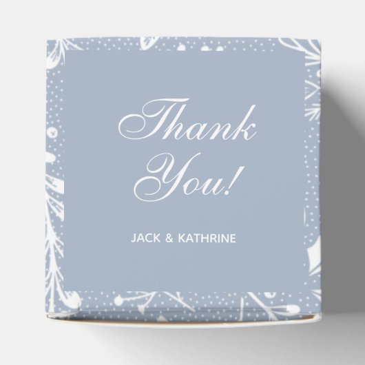 ホワイトボタニカルダスティブルーサンキュー フェイバーボックス (上部)