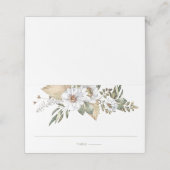 ホワイトボタニカルボヘミアン プレイスカード (外部開封)