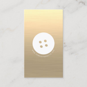 ホワイトボタン裁縫、テーラー 名刺