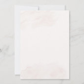 ホワイトボホーベージュスペインの結婚式招待状 招待状 (裏面)