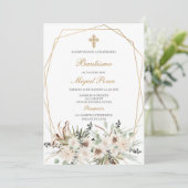 ホワイトボホールバプテスマスペインの招待状 招待状 (スタンド正面)